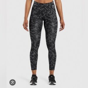 Gymshark Training Leggings - Black Print